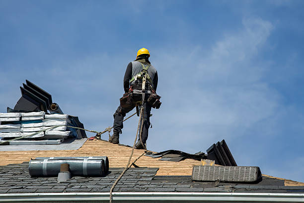 Professional Flat Roof Repair technician working in Millry, AL